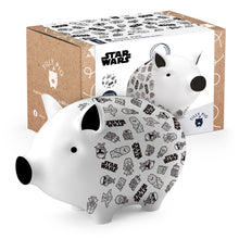 tilly pig star wars print piggy bank