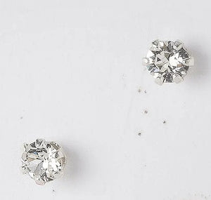 silver & crystal earrings