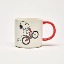 snoopy born to ride mug
