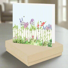 Flowers & Bees With Crystal Earrings
