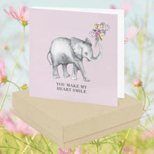 Elephant - You Make Me Smile Sterling Silver Earrings