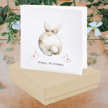 Hoppy Birthday Bunny Earrings - White Rabbit