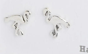 sterling silver flamingo earrings