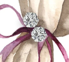 Happy Birthday Flowers - Crystal Studs