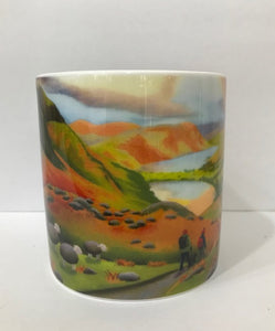 lucy pittaway happy hiking mug