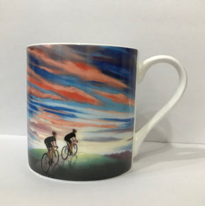 lucy pittaway enjoy the ride cycling mug