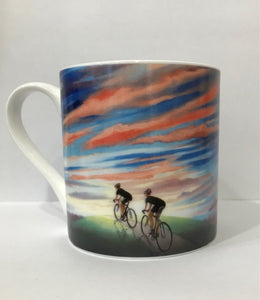 lucy pittaway enjoy the ride cycling mug