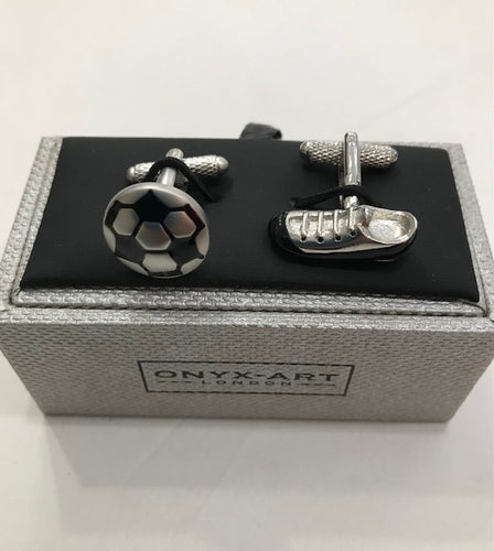 football and boot cufflinks
