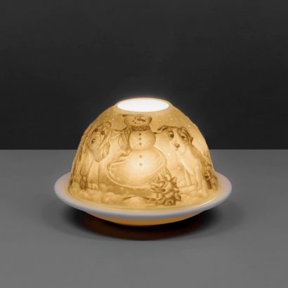 Nordic porcelain store tea light holder