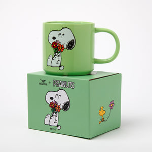 snoopy and woodstock posy mug