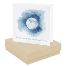 Moon - Love You To The Moon And Back Crystal Star Earrings