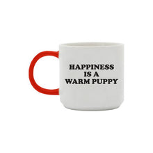 snoopy happiness is a warm puppy mug