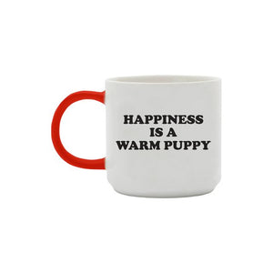 snoopy happiness is a warm puppy mug