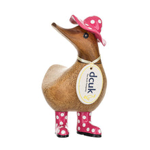 DCUK Ducky With Pink Spotty Hat & Wellies - Isla