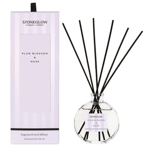 plum blossom and musk reed diffuser
