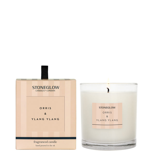 orris and ylang ylang candle