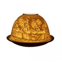 alice in wonderland light glow tea light candle holder