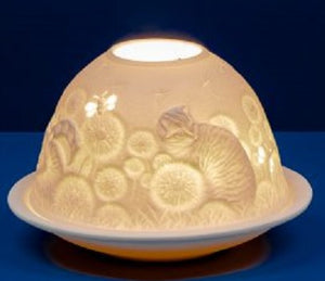 cats and bees images tea light holder
