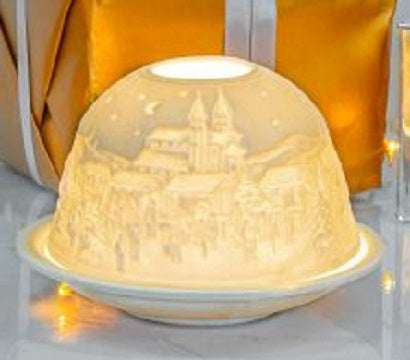 light glow christmas night market t-light holder