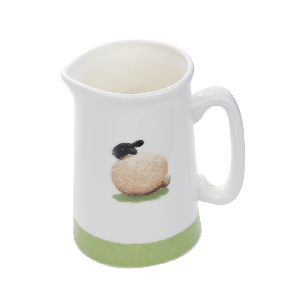 sheep and daisy half pint jug