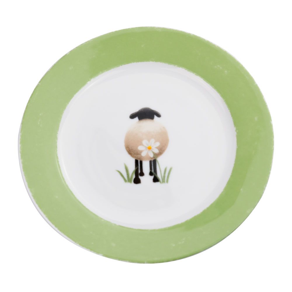 lucy pittaway sheep and daisy side plate