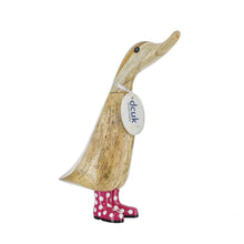 dcuk duckling pink spotty wellies