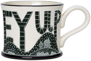 moorland pottery ey up mug