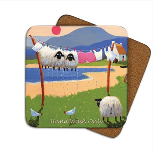 thomas joseph hand wash only coaster