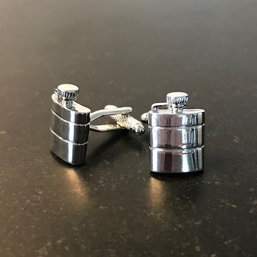 hip flask cufflinks