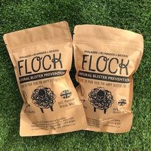 flock natural wool for blister protection