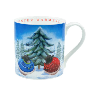 lucy pittaway winter warmers sheep mug