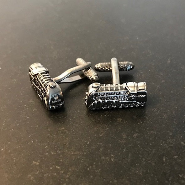 Train cufflinks discount