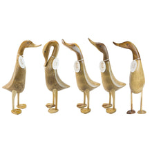 dcuk natural finish 40cm wooden duck group