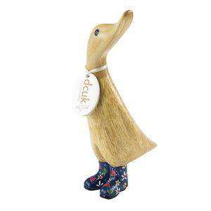 dcuk duckling with blue floral wellies