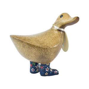 dcuk ducky with blue floral wellies