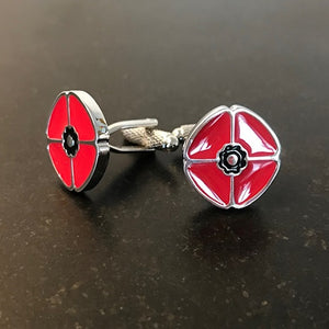 poppy cufflinks