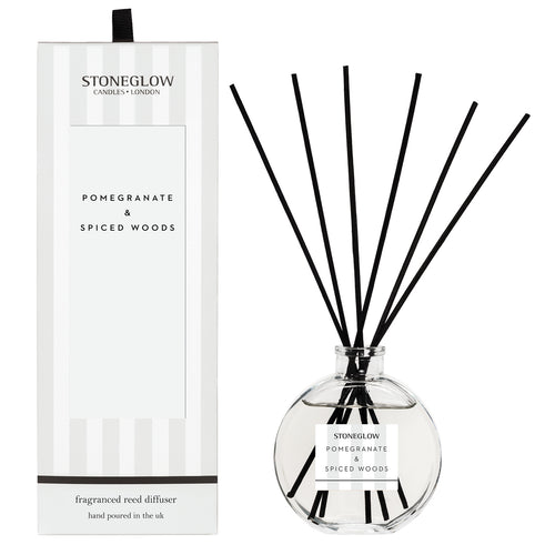 pomegranate and spiced woods reed diffuser