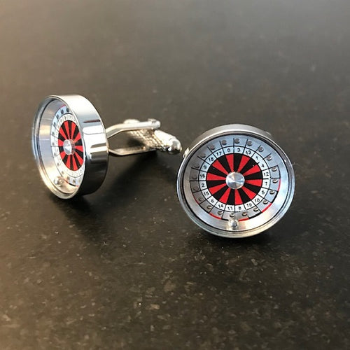 roulette wheel cufflinks