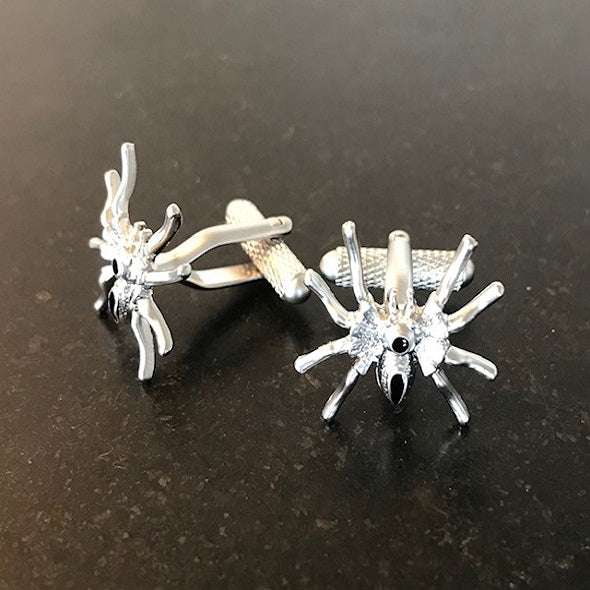 spider cufflinks