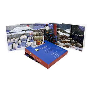 THOMAS JOSEPH 10 PACK CHRISTMAS CARDS SET 2