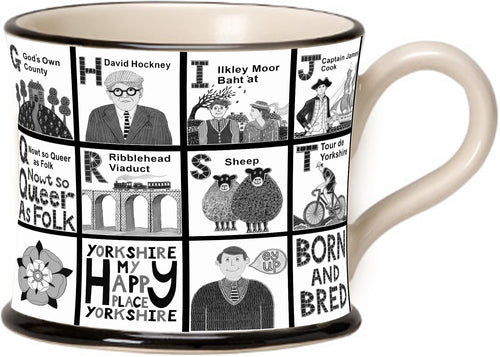 yorkshire alphabet mug