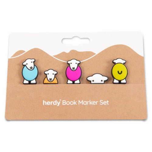 herdy book marker set of five