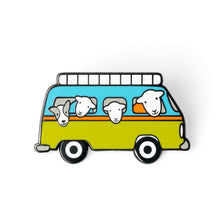 herdy pin badge campervan