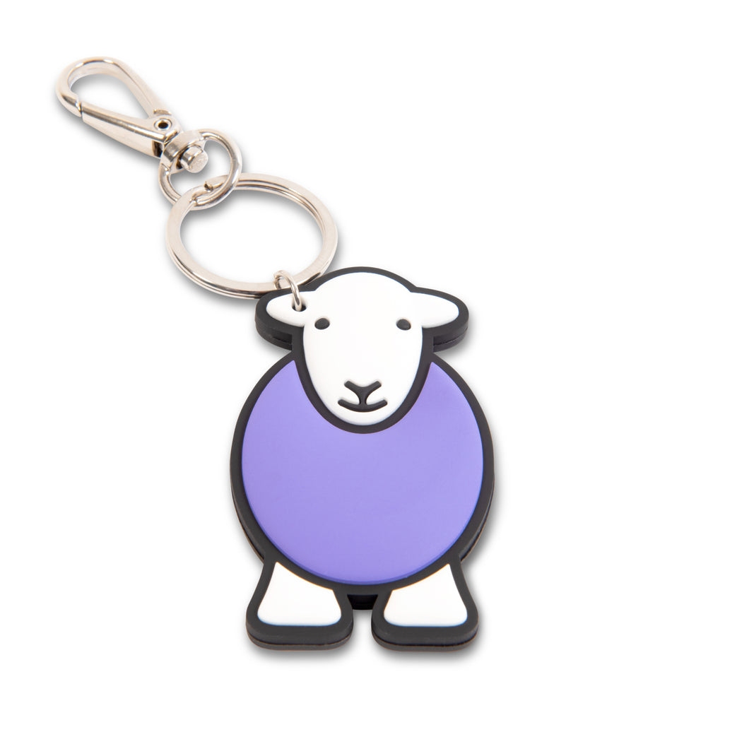 herdy chunky keyring purple