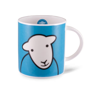 herdy hello mug blue