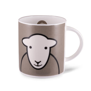 herdy hello mug grey