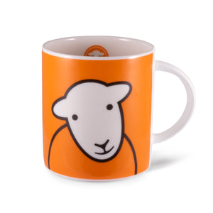 herdy hello mug orange