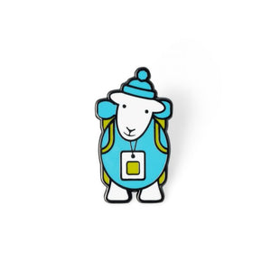 herdy pin bage hiker one