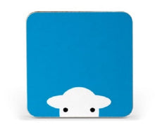herdy peep melamine peep coaster blue