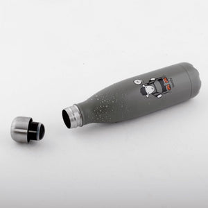herdy grey stainless steel drinks bottle